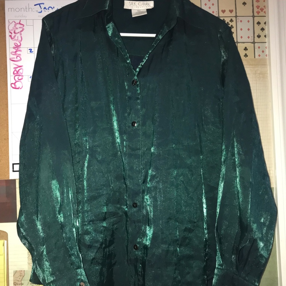 Silk club collection top